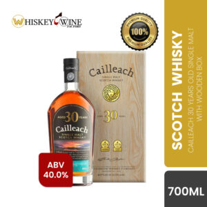 Cailleach 30 Years Old Single Malt with Wooden Box