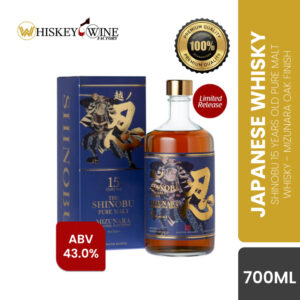 Shinobu 15 Years Old Pure Malt Whisky – Mizunara Oak Finish